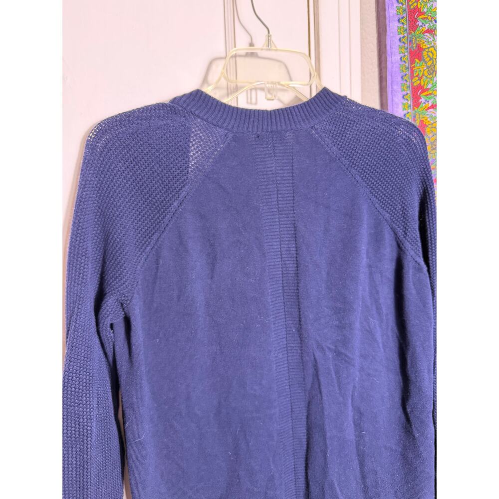 Talbots Navy Open Front Cardigan - XS - Picture 8 of 8